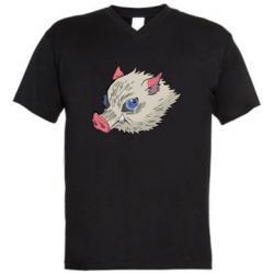 Мужская футболка  с V-образным вырезом Hashibira Inosuke - PrintSalon