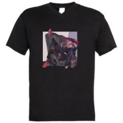 Чоловіча футболка з V-подібним вирізом Hey, Power