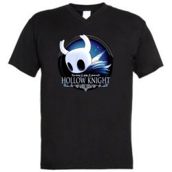 Мужская футболка  с V-образным вырезом hollow knight game - PrintSalon