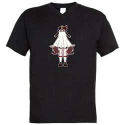 Чоловіча футболка з V-подібним вирізом Hu Tao best skin