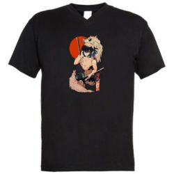 Мужская футболка  с V-образным вырезом Иноске - PrintSalon