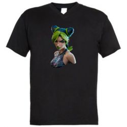 Чоловіча футболка з V-подібним вирізом Jolyne Cujoh - PrintSalon