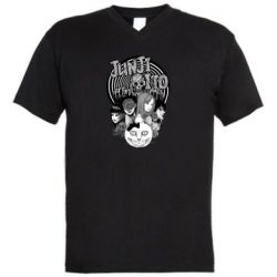 Чоловіча футболка з V-подібним вирізом Junji Ito - PrintSalon