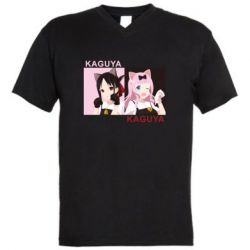 Чоловіча футболка з V-подібним вирізом Kaguya girls