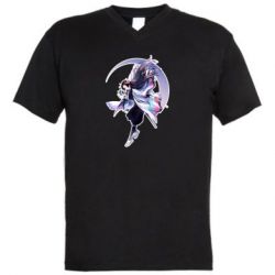 Мужская футболка  с V-образным вырезом Канаэ Кочо - PrintSalon