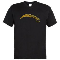 Чоловіча футболка з V-подібним вирізом Karambit Gold Standoff 2 - PrintSalon
