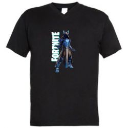 Мужская футболка  с V-образным вырезом King of Ice-PrintSalon Мужская футболка  с V-образным вырезом King of Ice