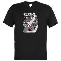 Чоловіча футболка з V-подібним вирізом Kisame Hoshigaki Art - PrintSalon