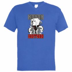 Чоловіча футболка з V-подібним вирізом Konan Akatsuki