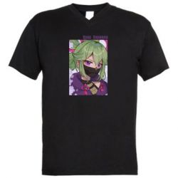 Мужская футболка  с V-образным вырезом Kuki Shinobu - PrintSalon