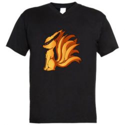 Мужская футболка  с V-образным вырезом Курама - Наруто - PrintSalon