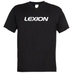 Мужская футболка  с V-образным вырезом Lexion - PrintSalon