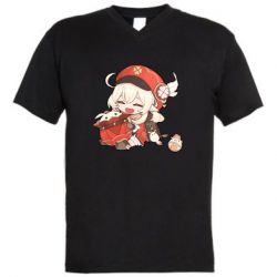 Мужская футболка  с V-образным вырезом Little Klee - PrintSalon