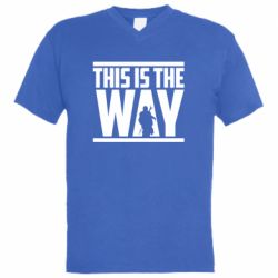 Чоловіча футболка з V-подібним вирізом Mandalorian This Is The Way - PrintSalon