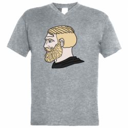 Мужская футболка  с V-образным вырезом Meme Man Nordic Gamer - PrintSalon