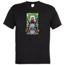 Чоловіча футболка з V-подібним вирізом Modern art  Jiraiya - PrintSalon