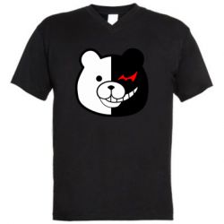 Чоловіча футболка з V-подібним вирізом Monomishka portrait-PrintSalon Чоловіча футболка з V-подібним вирізом Monomishka portrait