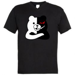 Чоловіча футболка з V-подібним вирізом Monomishka with hands - PrintSalon