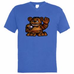 Мужская футболка  с V-образным вырезом Мшк Фреде - PrintSalon