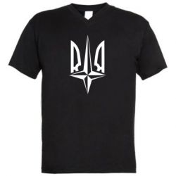 Мужская футболка  с V-образным вырезом Нато в хату - PrintSalon