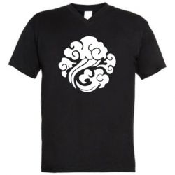 Чоловіча футболка з V-подібним вирізом Орден Гусу Лань-PrintSalon Чоловіча футболка з V-подібним вирізом Орден Гусу Лань