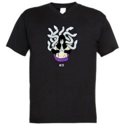 Чоловіча футболка з V-подібним вирізом Orochimaru Glitch - PrintSalon