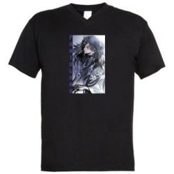 Чоловіча футболка з V-подібним вирізом Pantalone - PrintSalon