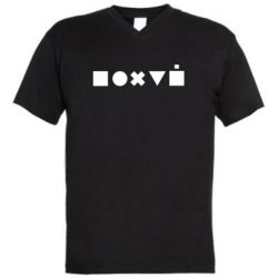 Мужская футболка  с V-образным вырезом Пох...Всё-равно - PrintSalon