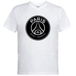 Чоловіча футболка з V-подібним вирізом PSG Logo