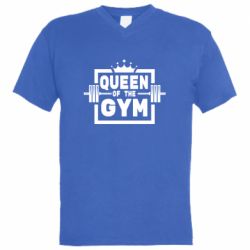 Чоловіча футболка з V-подібним вирізом Queen Of The Gym
