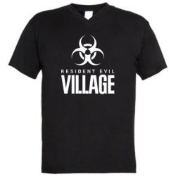 Чоловіча футболка з V-подібним вирізом Resident Evil Village Biohazard - PrintSalon