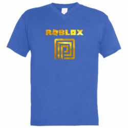 Чоловіча футболка з V-подібним вирізом Roblox Premium Hologram