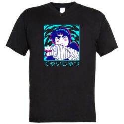 Чоловіча футболка з V-подібним вирізом Rock Lee Naruto - PrintSalon