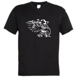 Мужская футболка  с V-образным вырезом Scania griffin - PrintSalon
