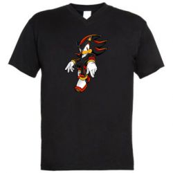 Мужская футболка  с V-образным вырезом Shadow the hedgehog - PrintSalon