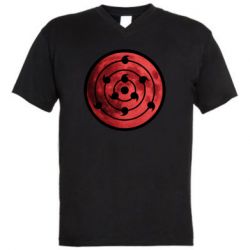 Чоловіча футболка з V-подібним вирізом Sharingan moon - PrintSalon