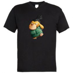Мужская футболка  с V-образным вырезом Shikamaru Psyduck - PrintSalon