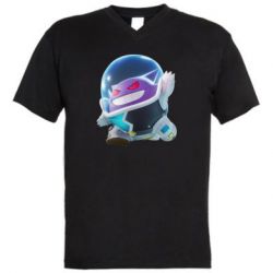 Мужская футболка  с V-образным вырезом Space suite Gengar - PrintSalon
