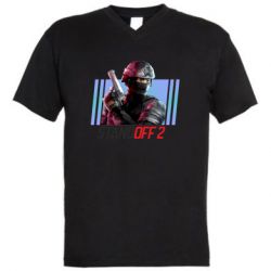 Мужская футболка  с V-образным вырезом Стендофф 2 спецназ - PrintSalon