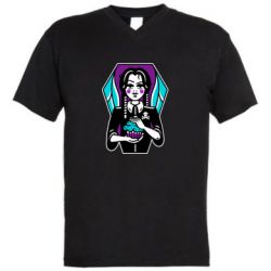 Чоловіча футболка з V-подібним вирізом Sweet Wednesday - PrintSalon