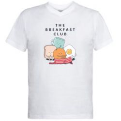 Мужская футболка  с V-образным вырезом The breakfast club - PrintSalon