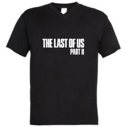 Мужская футболка  с V-образным вырезом The last of us part 2 logo - PrintSalon