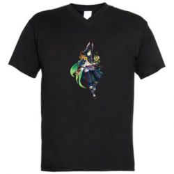 Чоловіча футболка з V-подібним вирізом Tighnari full art - PrintSalon