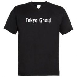 Чоловіча футболка з V-подібним вирізом Tokyo Ghoul logo - PrintSalon