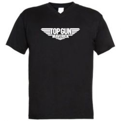 Чоловіча футболка з V-подібним вирізом Top Gun Maverik - PrintSalon