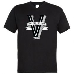 Чоловіча футболка з V-подібним вирізом V - PrintSalon