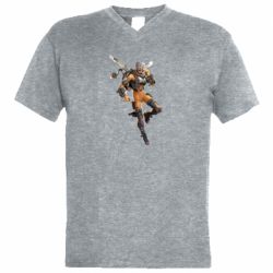 Мужская футболка с V-образным вырезом Валькирия Apex Legends-PrintSalon Мужская футболка с V-образным вырезом Валькирия Apex Legends