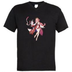 Чоловіча футболка з V-подібним вирізом Яэ Мико арт - PrintSalon