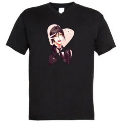 Мужская футболка  с V-образным вырезом Your crush Sebastian - PrintSalon