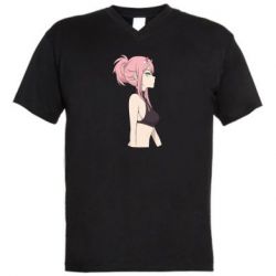 Чоловіча футболка з V-подібним вирізом Zero Two